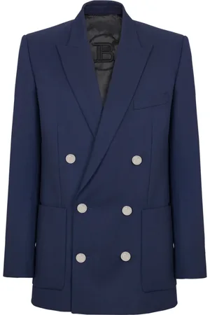 Balmain Hombre, Chaquetas, Azul, Talla: M