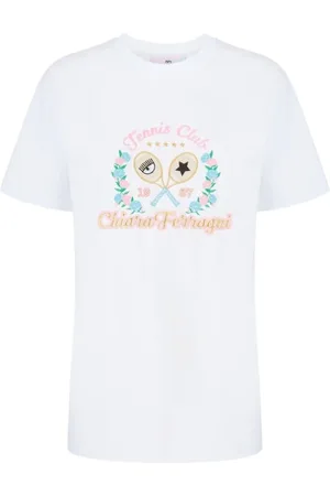 Chiara Ferragni Mujer, Camisetas, Blanco, Talla: M