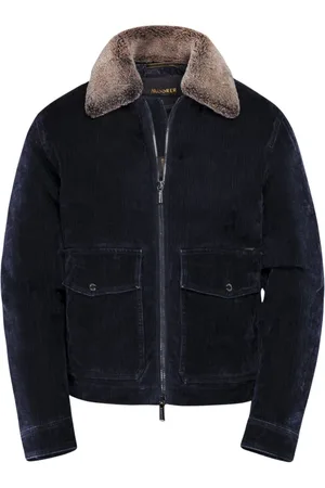 MOORER Hombre, Chaquetas, Azul, Talla: XL