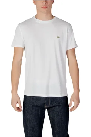Lacoste Hombre, Camisetas, Blanco, Talla: L