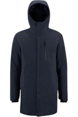 Scandinavian Edition Hombre, Abrigos, Azul, Talla: S