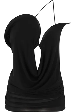 CHRISTOPHER ESBER Mujer, Camisetas, Negro, Talla: S
