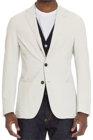 ELEVENTY Hombre, Chaquetas, Blanco, Talla: L