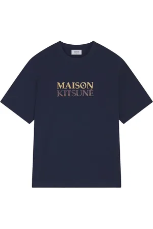 Maison Kitsuné Hombre, Camisetas, Azul, Talla: M