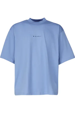 Marni Hombre, Camisetas, Azul, Talla: L