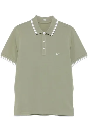 FAY Hombre, Camisetas, Verde, Talla: M