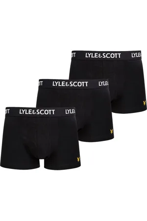 Lyle & Scott Hombre, Ropa interior, Negro, Talla: L