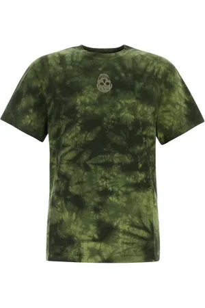 Alexander McQueen Hombre, Camisetas, Verde, Talla: M