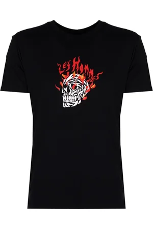 Les Hommes Hombre, Camisetas, Negro, Talla: L