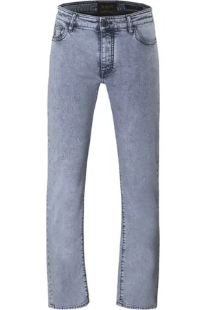 MOORER Hombre, Vaqueros, Azul, Talla: W29