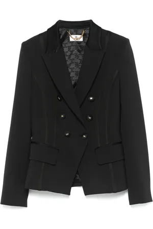 Elisabetta Franchi Mujer, Chaquetas, Negro, Talla: L