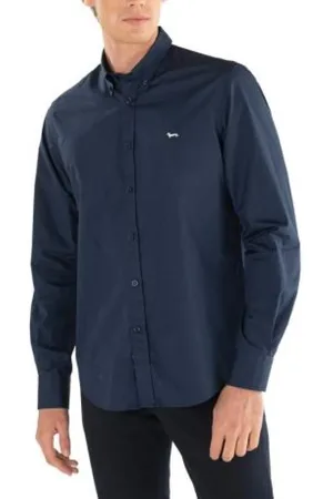 HARMONT&BLAINE Hombre, Camisas, Azul, Talla: S