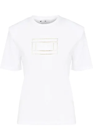 Elisabetta Franchi Mujer, Camisetas, Blanco, Talla: M