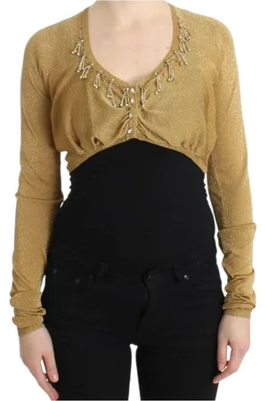 Roberto Cavalli Mujer, Jerseys, Amarillo, Talla: S