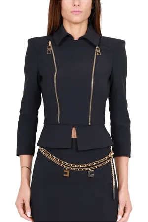 Elisabetta Franchi Mujer, Chaquetas, Negro, Talla: S