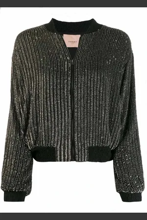 Twin-Set Mujer, Chaquetas, Negro, Talla: S