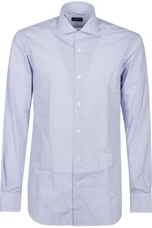 BARBA Hombre, Camisas, Azul, Talla: L