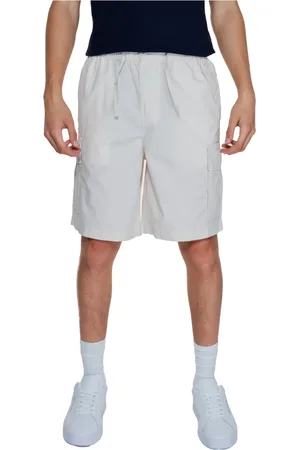 JACK & JONES Hombre, Pantalones cortos, Blanco, Talla: L