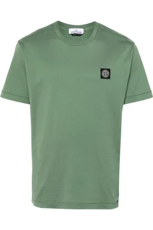 Stone Island Hombre, Camisetas, Verde, Talla: S