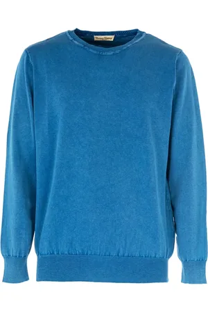 CASHMERE COMPANY Hombre, Sudaderas, Azul, Talla: L