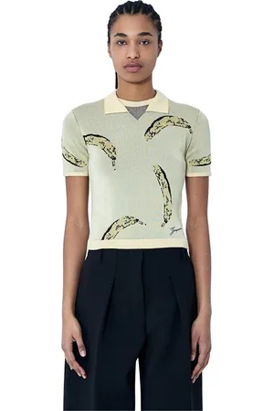 Jacquemus Mujer, Camisetas, Amarillo, Talla: S