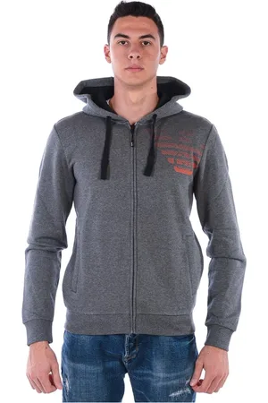 EA7 Hombre, Sudaderas, Gris, Talla: S