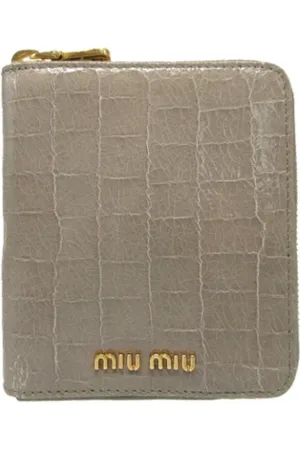 Miu Miu Mujer, De segunda mano, Gris, Talla: ONE Size
