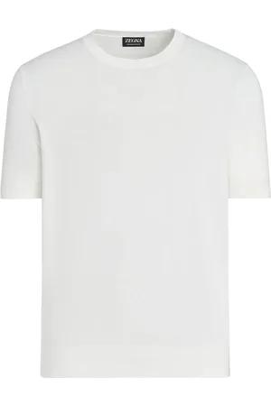 Ermenegildo Zegna Hombre, Camisetas, Blanco, Talla: M