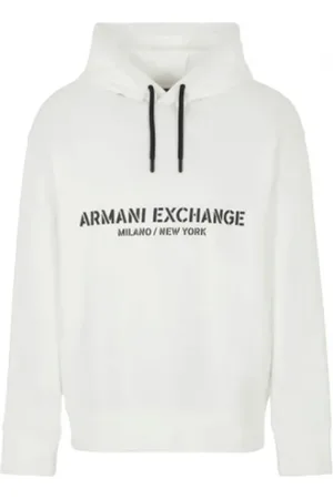Armani Exchange Hombre, Sudaderas, Blanco, Talla: S