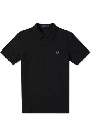 Fred Perry Hombre, Camisetas, Negro, Talla: 2XL