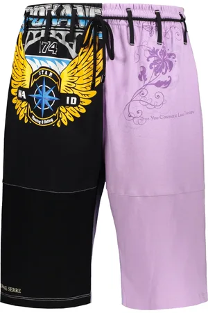 Marine Serre Hombre, Trajes de baño, Púrpura, Talla: S