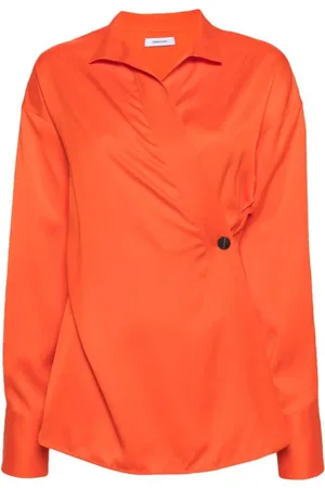 Salvatore Ferragamo Mujer, Blusas y Camisas, Naranja, Talla: S