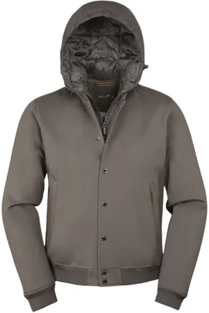 MOORER Hombre, Chaquetas, Verde, Talla: M