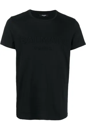 Balmain Hombre, Camisetas, Negro, Talla: 2XL