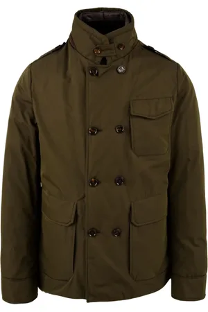 MOORER Hombre, Chaquetas, Verde, Talla: M