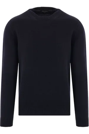 Roberto Collina Hombre, Jerseys, Azul, Talla: S