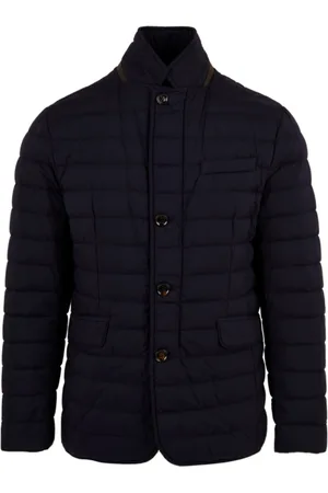 MOORER Hombre, Chaquetas, Azul, Talla: S