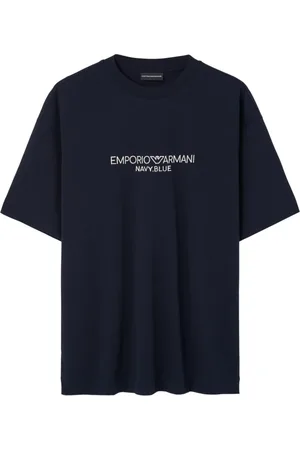 Emporio Armani Hombre, Camisetas, Azul, Talla: L