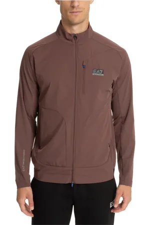 EA7 Hombre, Chaquetas, Marrón, Talla: M