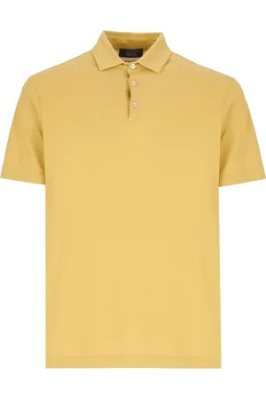 ZANONE Hombre, Camisetas, Amarillo, Talla: M
