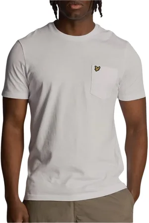 Lyle & Scott Hombre, Camisetas, Blanco, Talla: XL