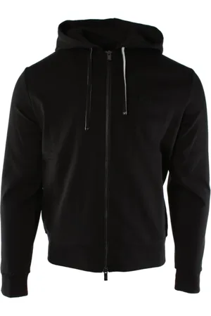 Emporio Armani Hombre, Sudaderas, Negro, Talla: L