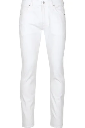 Mauro Grifoni Hombre, Vaqueros, Blanco, Talla: W30