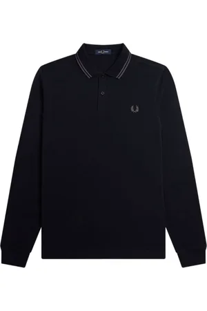 Fred Perry Hombre, Camisetas, Azul, Talla: M