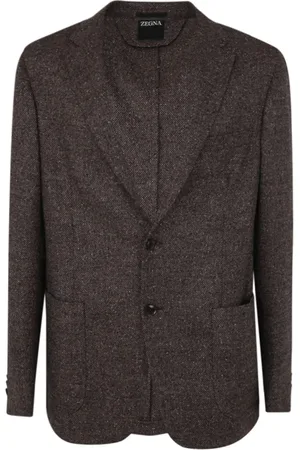 Ermenegildo Zegna Hombre, Chaquetas, Marrón, Talla: S
