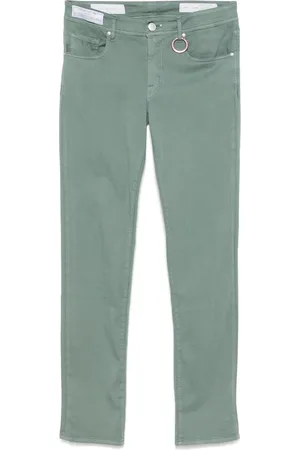 sartoria tramarossa Hombre, Pantalones, Verde, Talla: W35