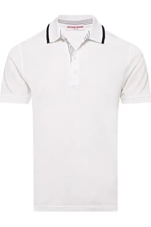 Orlebar Brown Hombre, Camisetas, Blanco, Talla: S