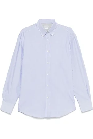 Brunello Cucinelli Hombre, Camisas, Azul, Talla: L
