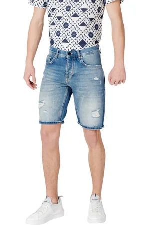 Antony Morato Hombre, Pantalones cortos, Azul, Talla: W33