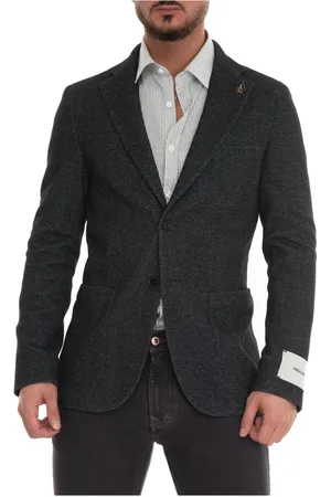 PAOLONI Hombre, Chaquetas, Negro, Talla: M